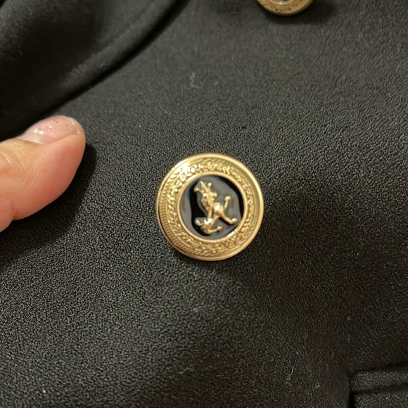 Women’s Black blazer with gold buttons .. size large - Picture 6 of 6